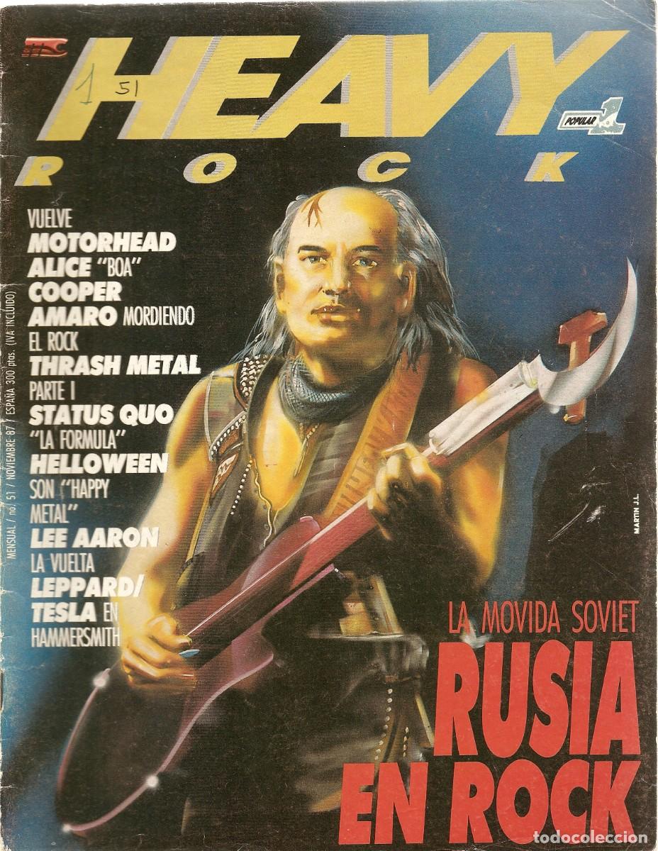 Revistas de m&uacute;sica: Revista Heavy Rock Numero 51 Rusia en rock