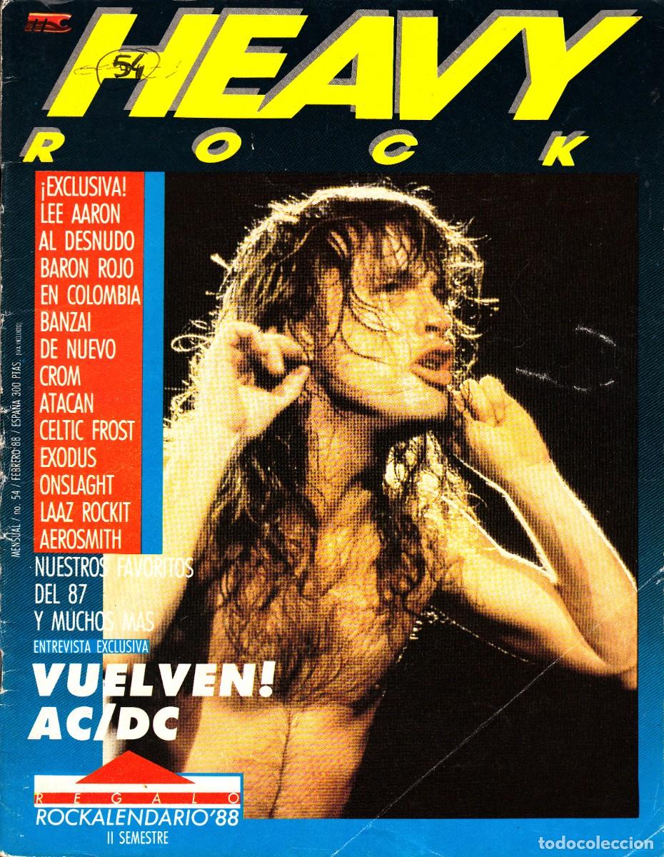 Revistas de m&uacute;sica: Revista Heavy Rock Numero 54 AC/DC