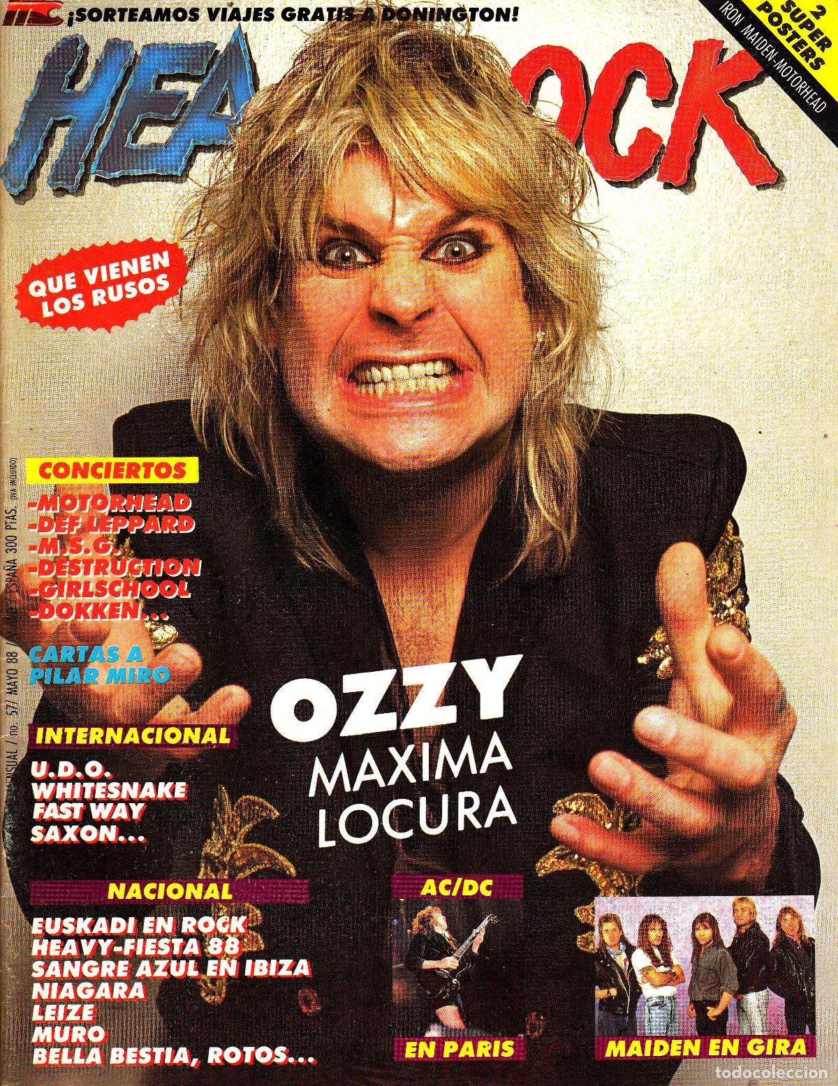 Revistas de m&uacute;sica: Revista Heavy Rock Numero 57 Ozzy Osbourne
