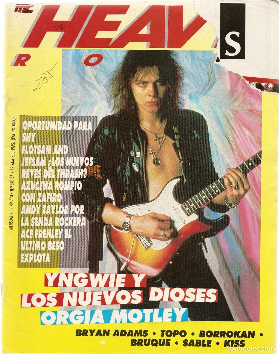 Revistas de m&uacute;sica: Revista Heavy Rock Numero 49 Yngwie Malmsteen