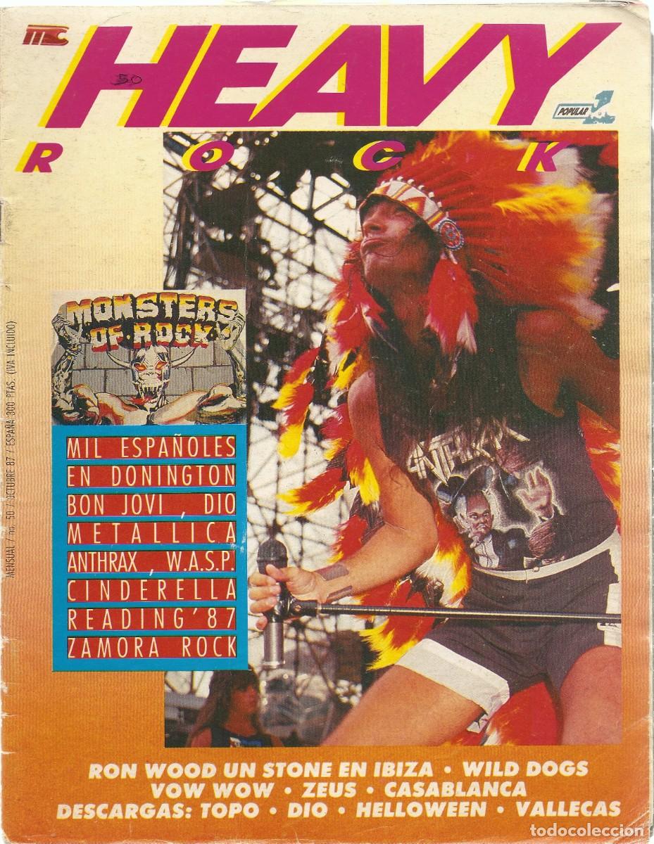 Revistas de m&uacute;sica: Revista Heavy Rock Numero 50 Anthrax con poster de WASP