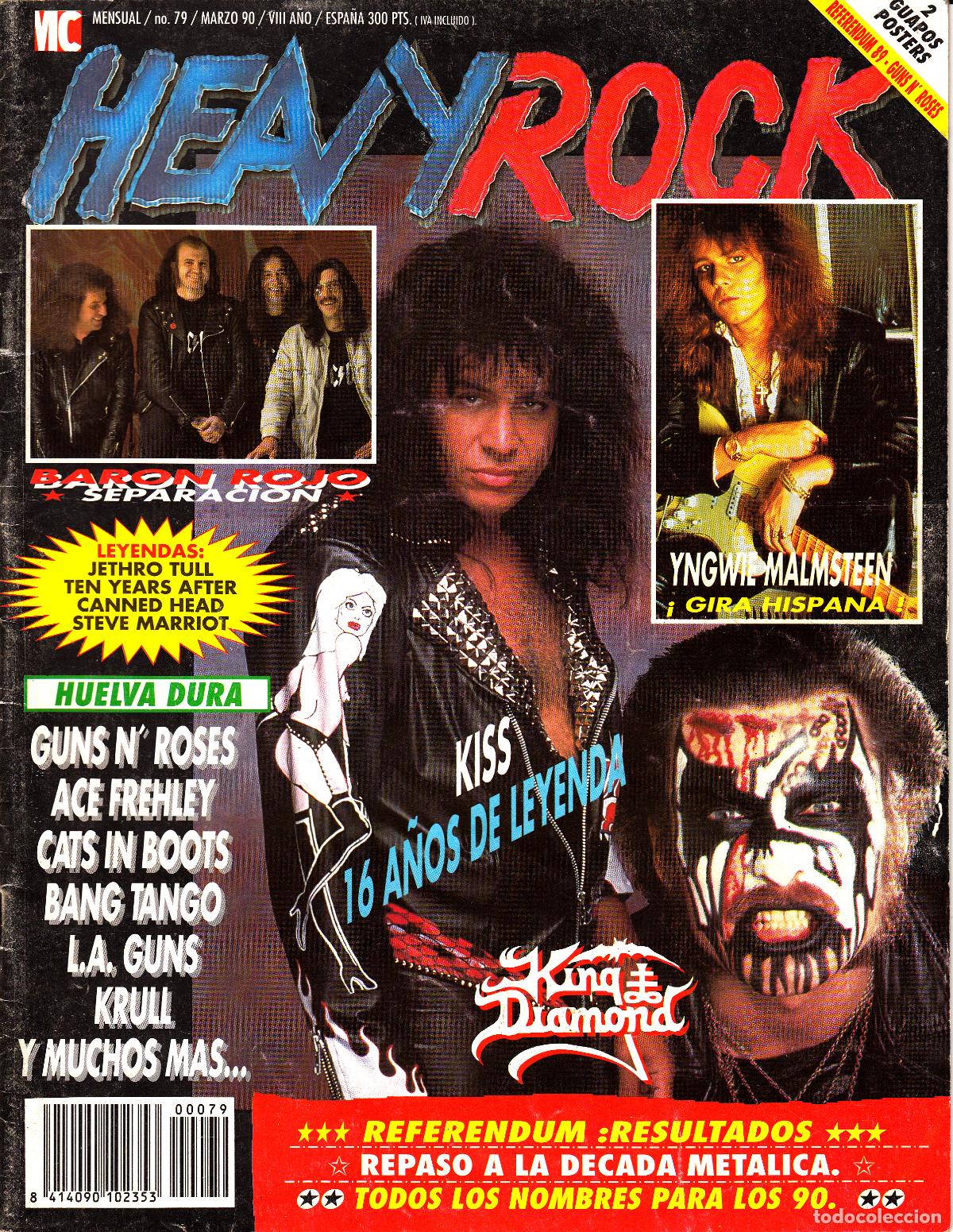 Revistas de m&uacute;sica: Revista Heavy Rock Numero 79 Kiss