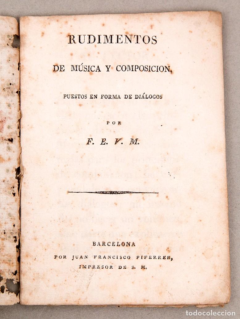 Revistas de m&uacute;sica: RUDIMENTOS DE M&Uacute;SICA Y COMPOSICI&Oacute;N PUESTOS EN FORMA DE DI&Aacute;LOGOS - C. 1850