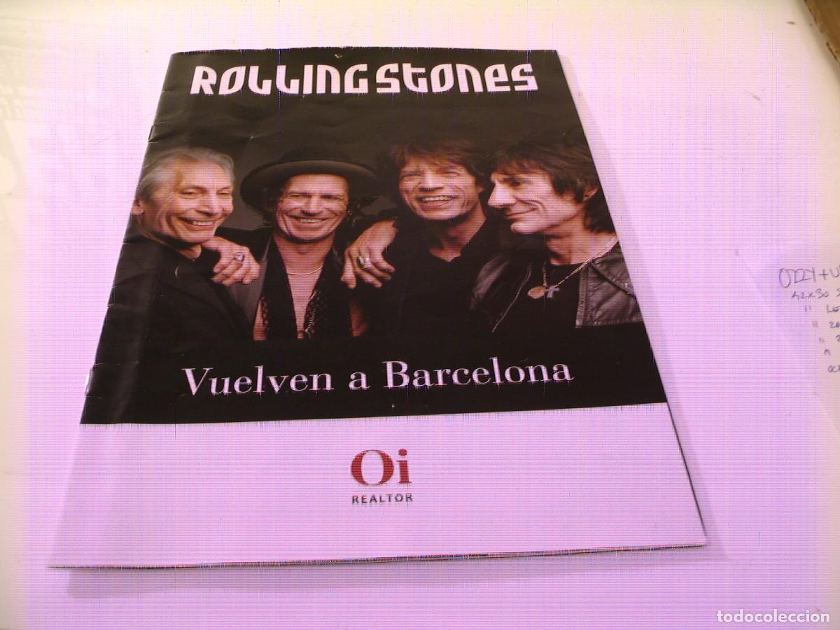 Revistas de m&uacute;sica: REVISTA OI REALTOR ROLLING STONES Barcelona
