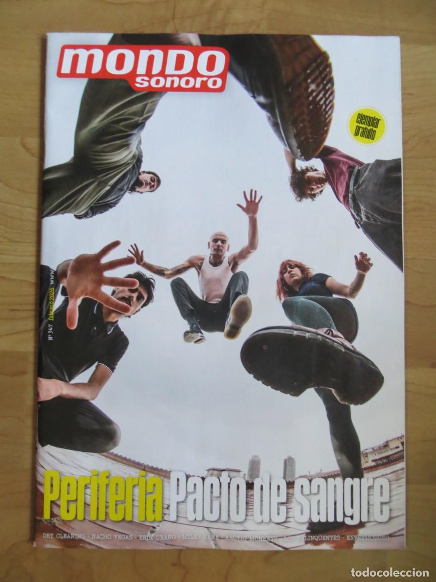 Revistas de m&uacute;sica: MONDO SONORO: PERIFERIA-ROBE (EXTREMODURO)-ARTIC MONKEYS- DELINQUENTES-ADRIAN SMITH (IRON MAIDEN)