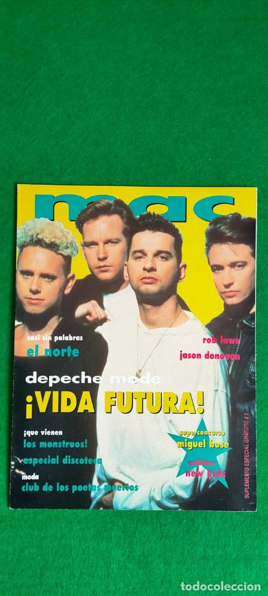 Revistas de m&uacute;sica: Revista MAC N&ordm; 5 - Suplemento El Gran Musical - DEPECHE MODE - EL NORTE -