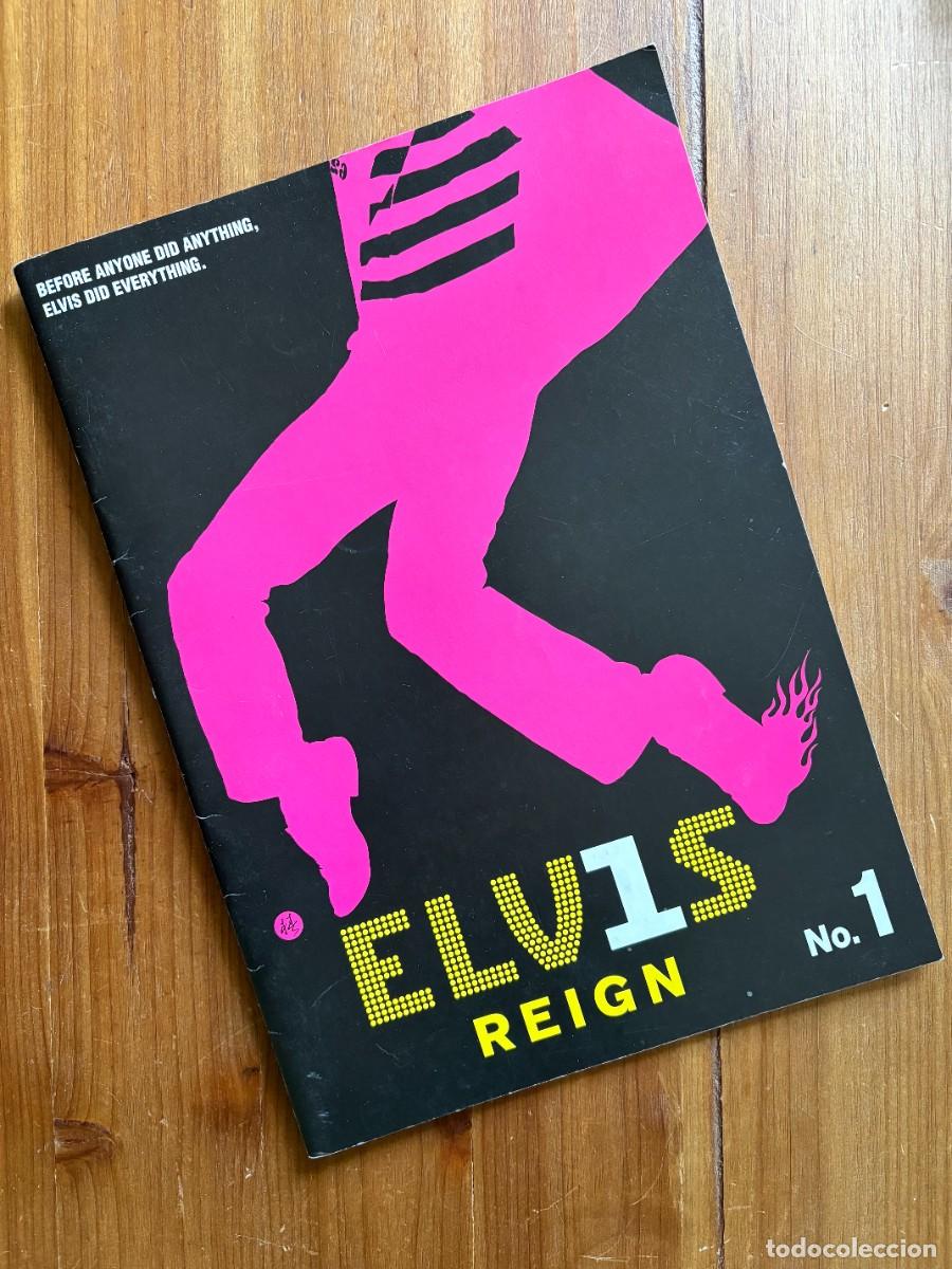 Revistas de m&uacute;sica: REVISTA ESPECIAL JAPON ELVIS PRESLEY REIGN 1 ILUSTRACIONES Y TEXTO KING OF ROCK
