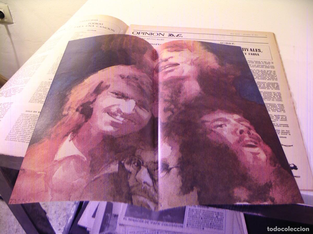 Revistas de m&uacute;sica: REVISTA DISCO EXPRES n&ordm; 204 CON POSTER de 1972 Creedence clearwater revival Roxy music James Brown
