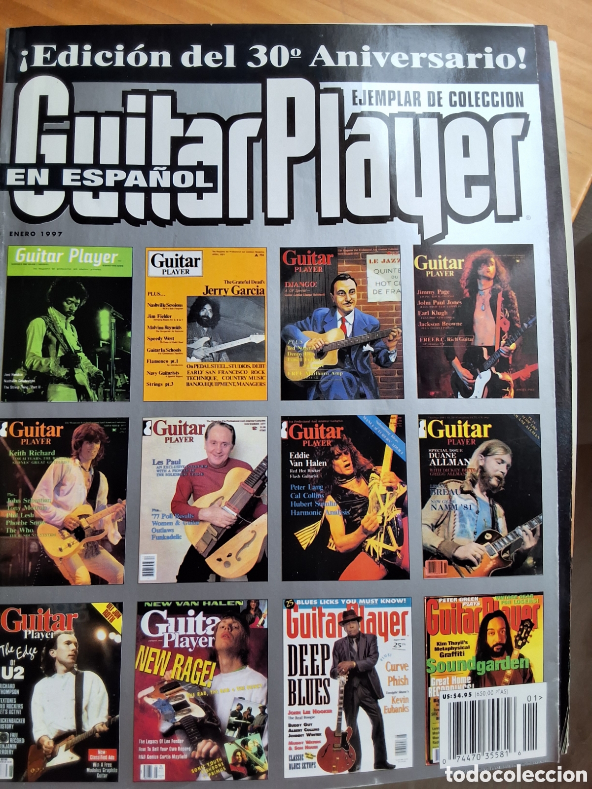 Revistas de m&uacute;sica: Guitar player espa&ntilde;ol revista numero 1 especial 30 aniversario a&ntilde;o 1997/1