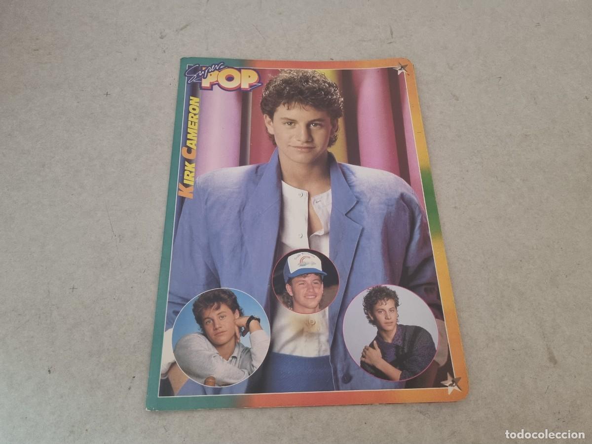 Revistas de m&uacute;sica: Carpeta de regalo de la revista s&uacute;per pop Kirk Cameron