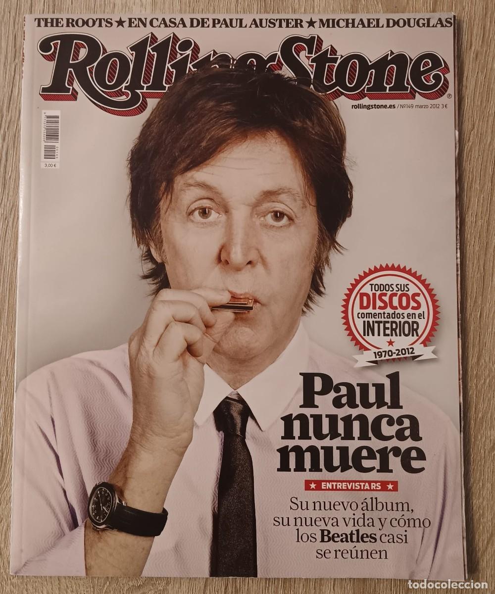 Revistas de m&uacute;sica: REVISTA ROLLING STONE NUMERO 149 PAUL MCARTNEY THE BEATLES 2012