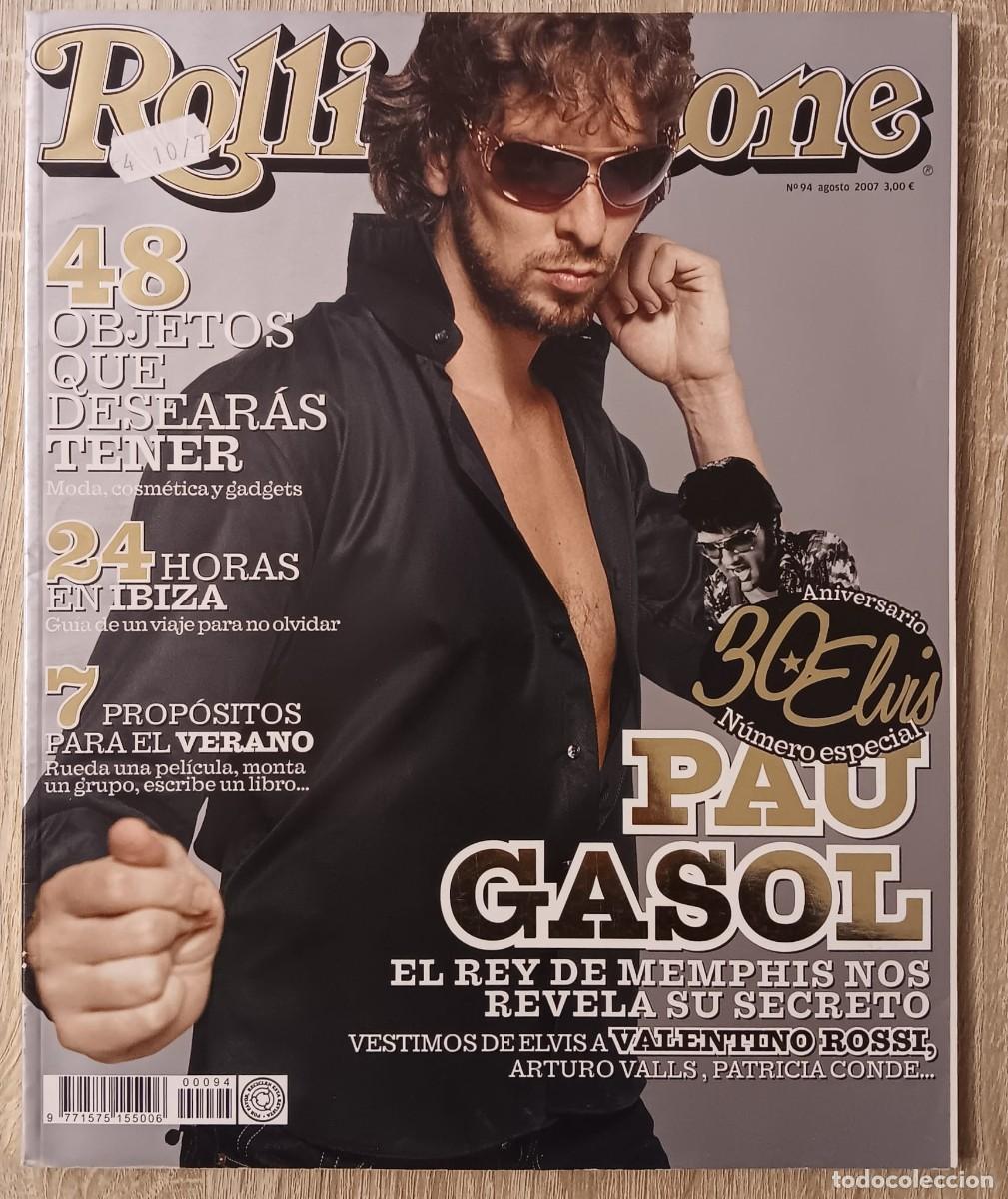 Revistas de m&uacute;sica: REVISTA ROLLING STONE NUMERO 94 PAU GASOL VALENTINO ROSSI 2007