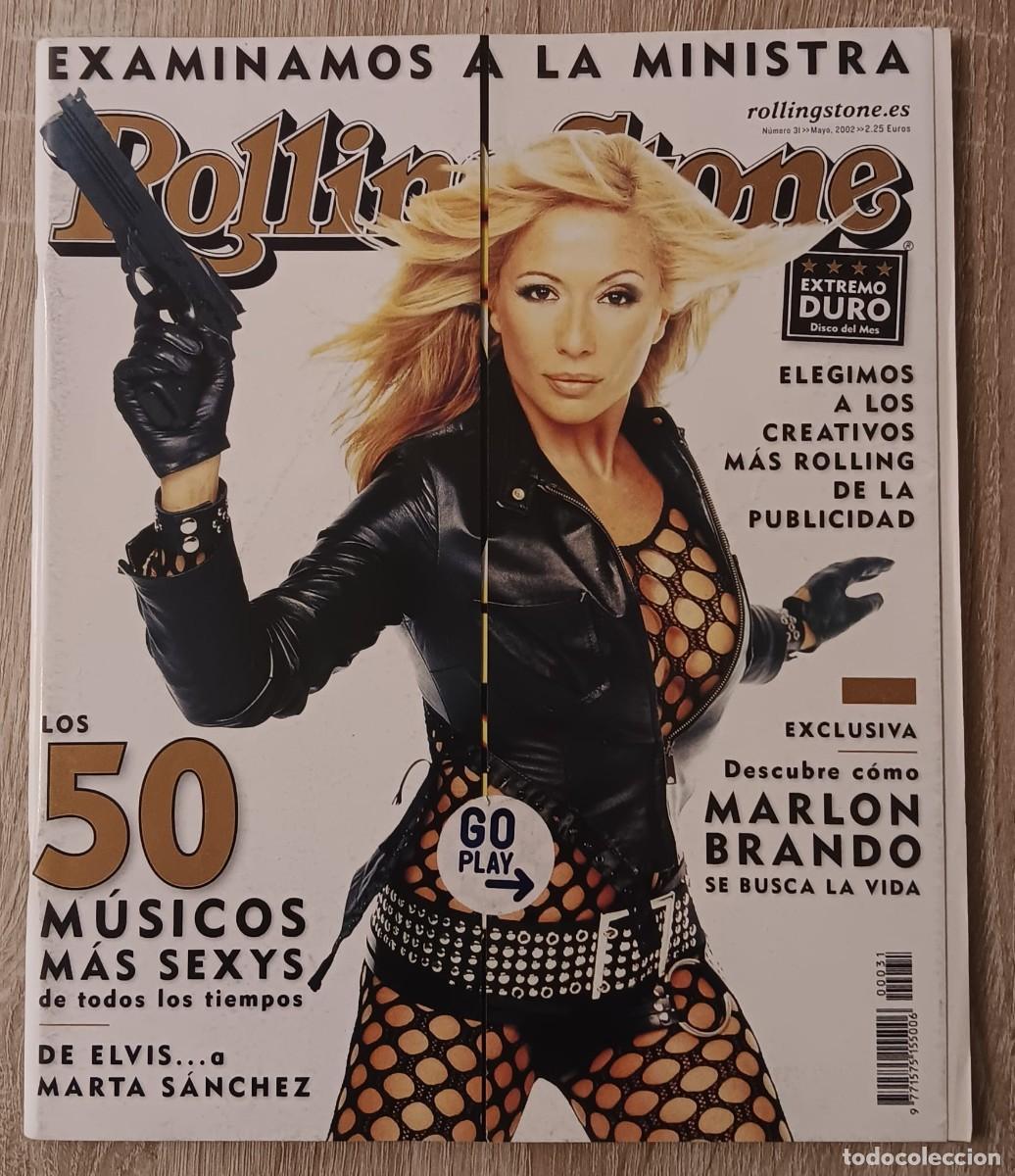 Revistas de m&uacute;sica: REVISTA ROLLING STONE NUMERO 31 MARTA SANCHEZ ELVIS MARLON BRANDON EXTREMODURO 2002
