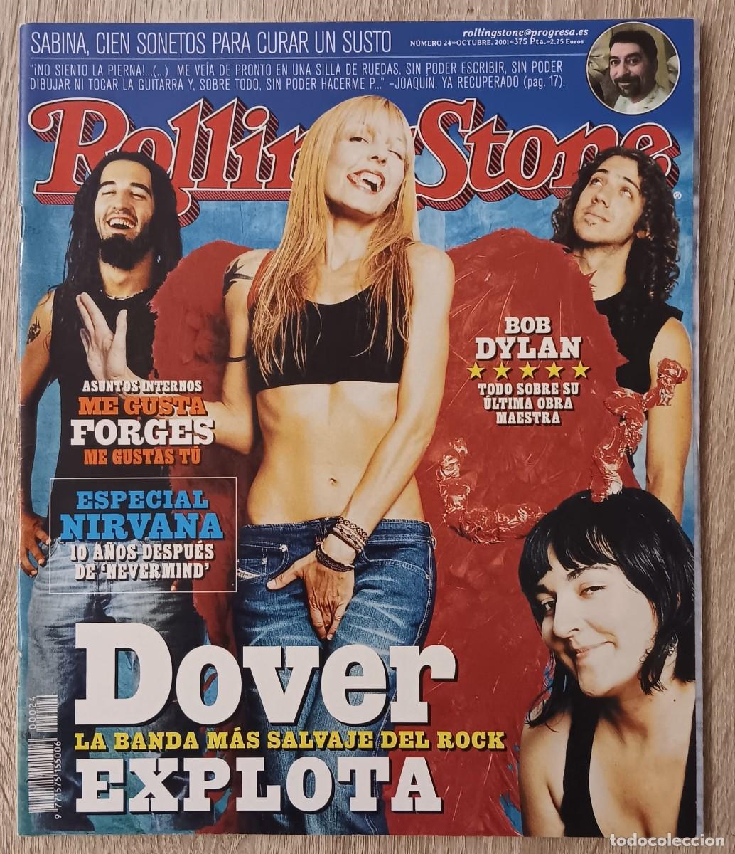 Revistas de m&uacute;sica: REVISTA ROLLING STONE NUMERO 24 DOVER NIRVANA JOAQUIN SABINA BOB DYLAN 2001