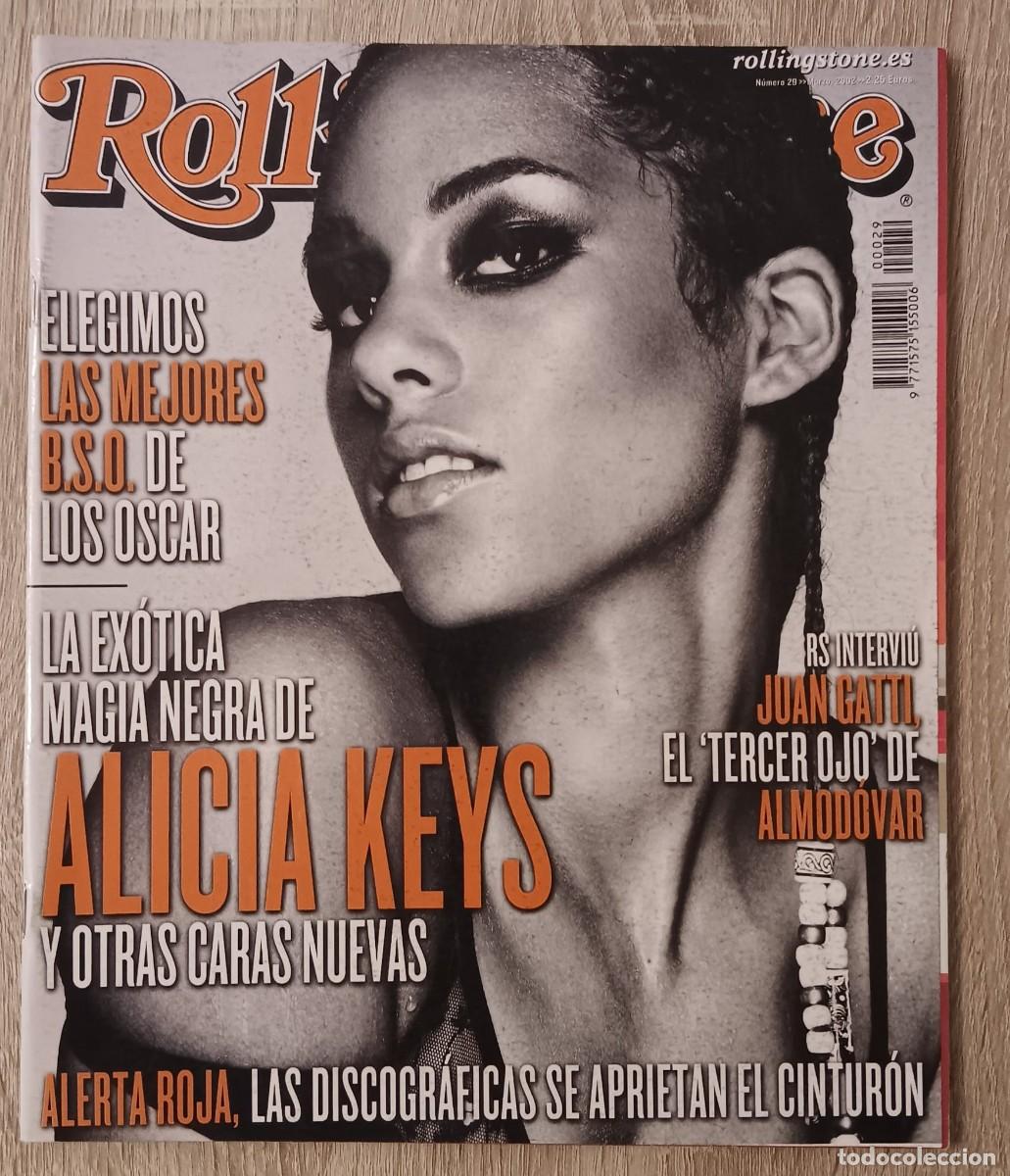 Revistas de m&uacute;sica: REVISTA ROLLING STONE NUMERO 29 A&Ntilde;ICIA KEYS JUAN GATTI LAS 80 MEJORES BANDAS SONORAS 2002
