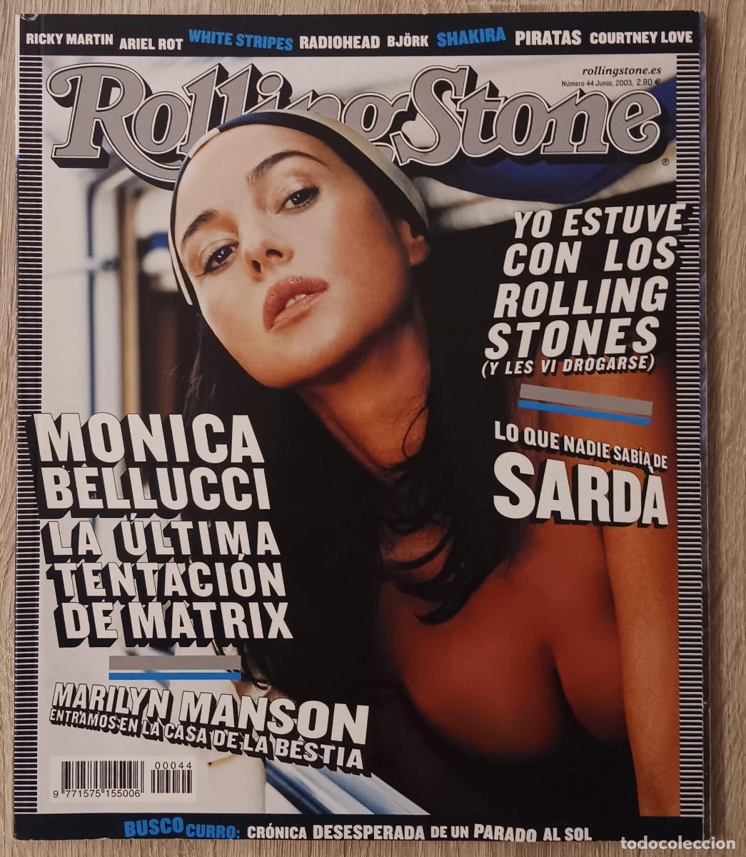 Revistas de m&uacute;sica: REVISTA ROLLING STONE NUMERO 44 ROLLING STONES MONICA BELLUCCI MARILYN MANSON 2003