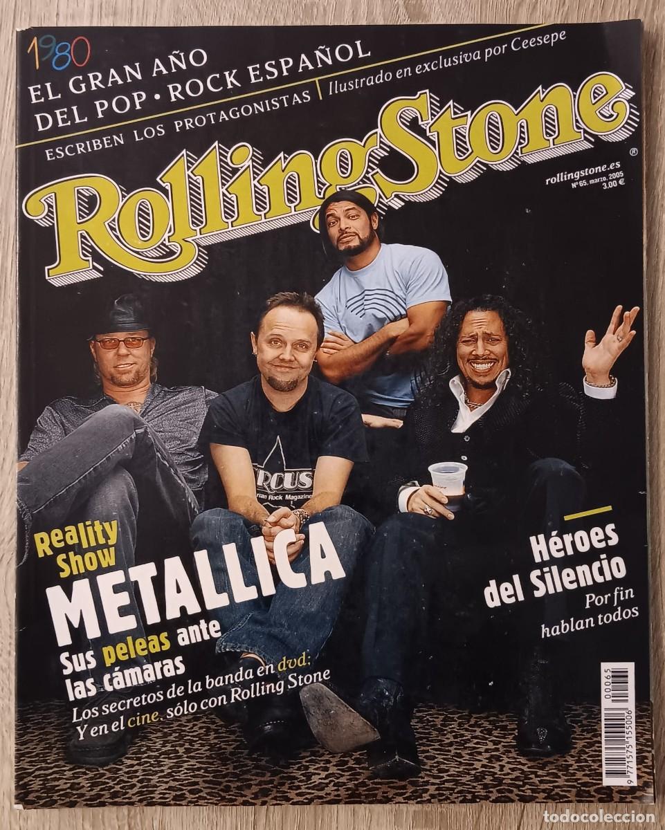 Revistas de m&uacute;sica: REVISTA ROLLING STONE NUMERO 65 METALLICA HEROES DEL SILENCIO 2005