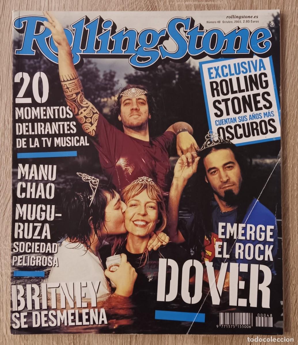 Revistas de m&uacute;sica: REVISTA ROLLING STONE NUMERO 48 DOVER ROLLING STONES MANU CHAO BRITNEY SPEARS 2003