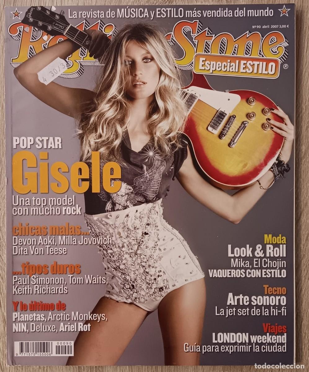 Revistas de m&uacute;sica: REVISTA ROLLING STONE NUMERO 90 GISELE TOM WAITS KEITH RICHARDS PLANETAS NIN 2007