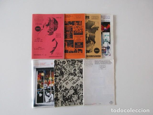 Revistas de m&uacute;sica: LOTE FANZINE ALTERNATIVA U2 - 7 EJEMPLARES - INCLUYE M&Iacute;TICO N&Uacute;MERO CERO - VERANO 1991