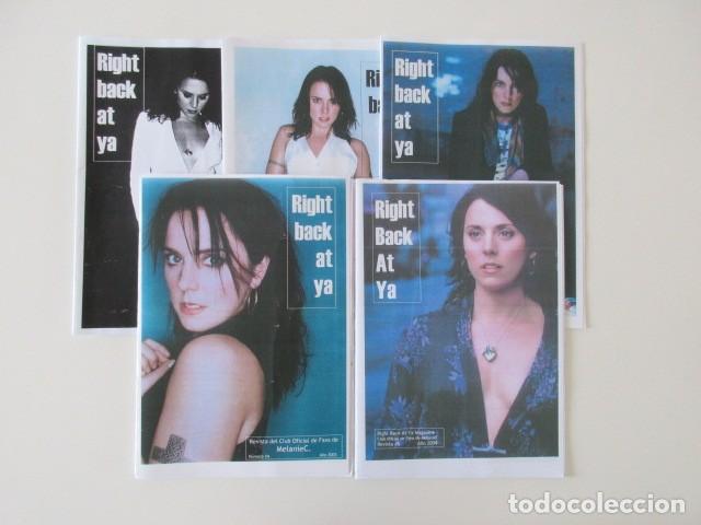 Magazines de musique: SPICE GIRLS - RIGHT BACK AT YA - LOTE REVISTA DEL CLUB DE FANS OFICIAL DE MELANIE C EN ESPA&Ntilde;A
