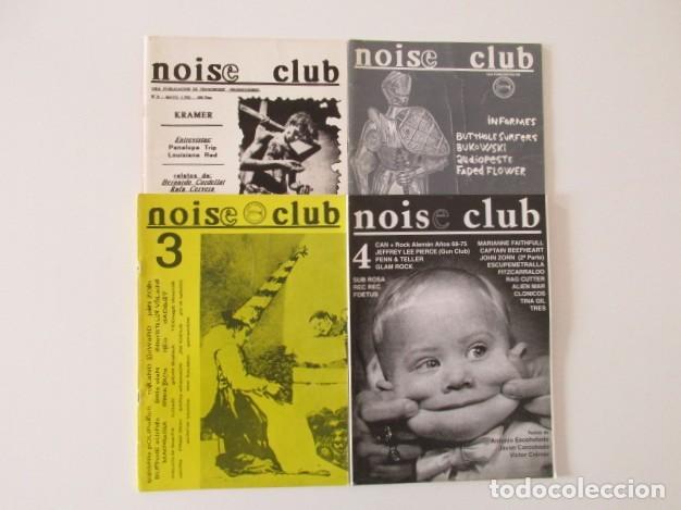 Magazines de musique: NOISE CLUB - LOTE CON 4 DE LOS 7 N&Uacute;MEROS PUBLICADOS - POR CARIDAD PRODUCCIONES - TRIQUINOISE