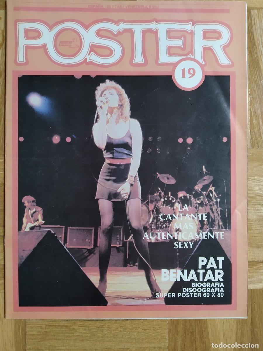Revistas de m&uacute;sica: POSTER DE LA REVISTA POPULAR 1 N&ordm; 19 PAT BENATAR LA CANTANTE MAS AUTENTICAMENTE SEXY VER FOTOS