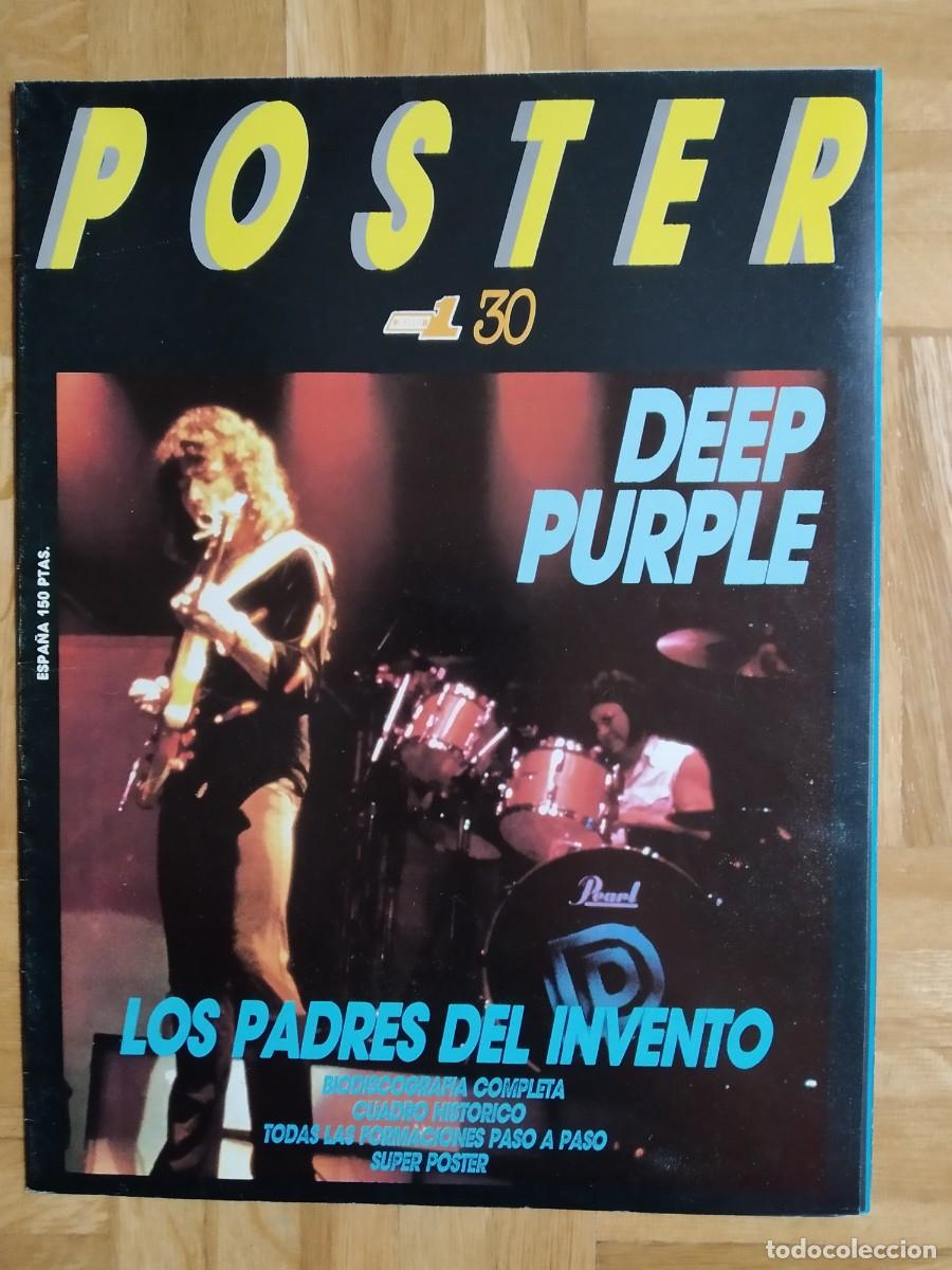 Revistas de m&uacute;sica: POSTER DE LA REVISTA POPULAR 1 N&ordm; 30 DEEP PURPLE VER FOTOS