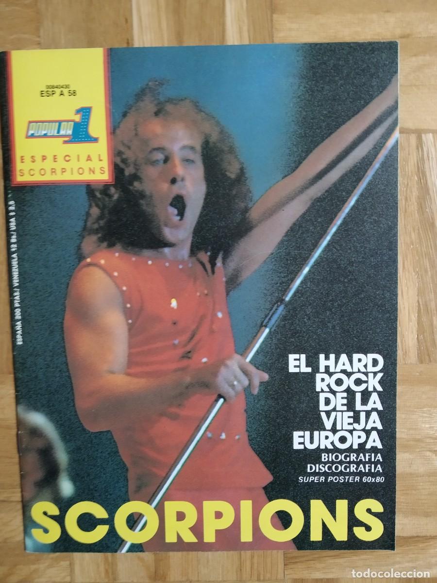 Revistas de m&uacute;sica: REVISTA POPULAR 1 ESPECIAL SCORPIONS ESP A 58 VER FOTOS