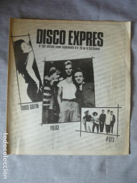 Music magazines: DISCO EXPRES N&ordm; 507 REVISTA MUSICAL SUPLEMENTO REVISTA SAL COMUN N&ordm; 26