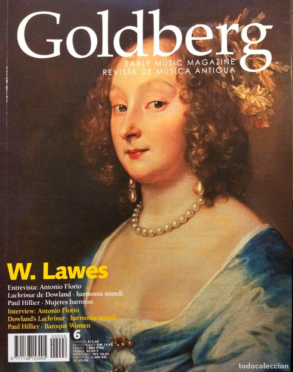 Revistas de m&uacute;sica: GOLDBERG, REVISTA DE M&Uacute;SICA ANTIGUA / GOLDBERG, EARLY MUSIC MAGAZINE. N&ordm; 6, 1999