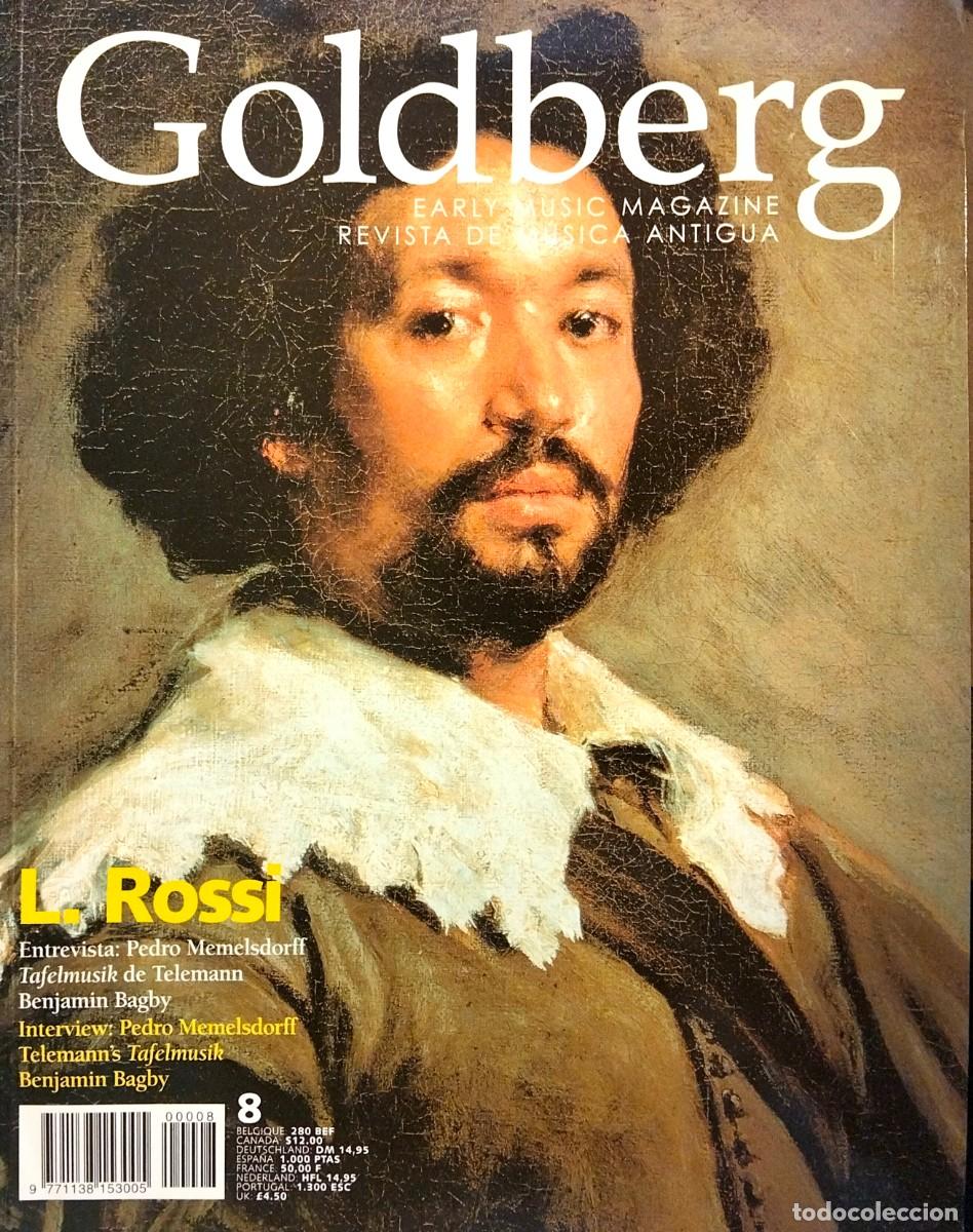 Revistas de m&uacute;sica: GOLDBERG, REVISTA DE M&Uacute;SICA ANTIGUA / GOLDBERG, EARLY MUSIC MAGAZINE. N&ordm; 8, AGOSTO 1999