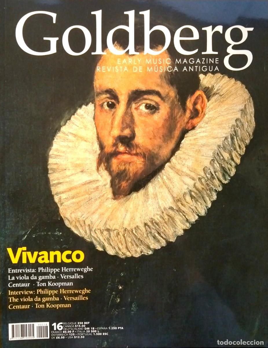 Revistas de m&uacute;sica: GOLDBERG, REVISTA DE M&Uacute;SICA ANTIGUA / GOLDBERG, EARLY MUSIC MAGAZINE. N&ordm; 16, VERANO 2001
