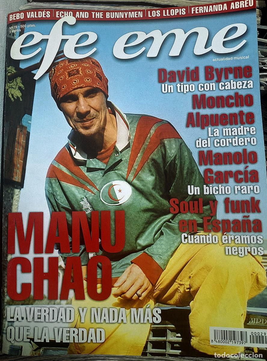 Revistas de m&uacute;sica: 75 N&uacute;meros de la revista Efe Eme