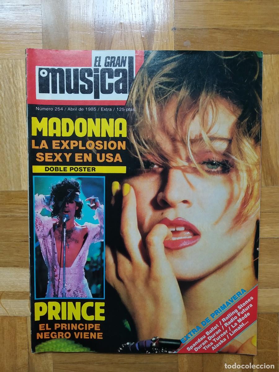 Revistas de m&uacute;sica: REVISTA EL GRAN MUSICAL 254 MADONNA PRINCE ALASKA DURAN DURAN RADIO FUTURA LOQUILLO LUIS MIGUEL ++