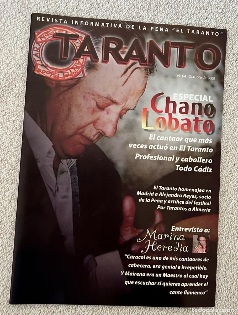 Revistas de m&uacute;sica: REVISTA EL TARANTOS - ALMER&Iacute;A - CHANO LOBATO