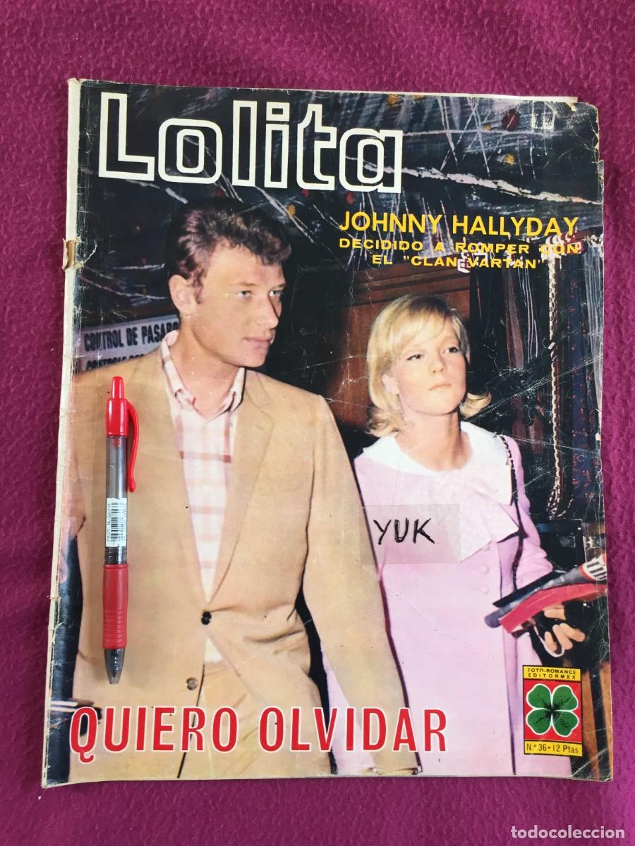 Revistas de m&uacute;sica: JOHNNY HALLYDAY Y SYLVIE VARTAN - TINA MARQUAND en la revista LOLITA 1966