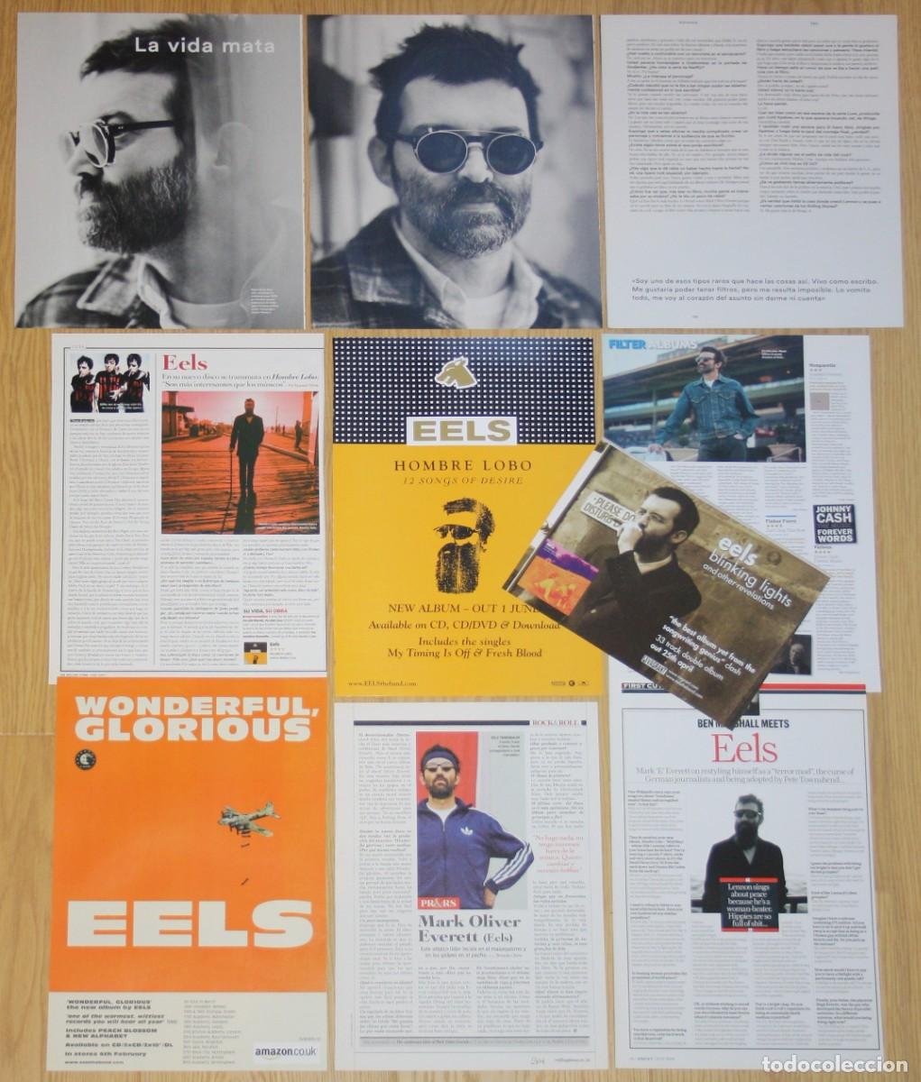 Revistas de m&uacute;sica: EELS Mark Oliver Everett lote prensa magazine clippings photos promo album ads advert rock musico