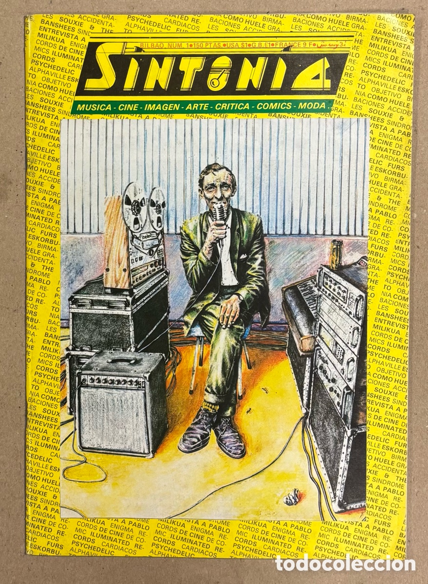 Musikzeitschriften: SINTON&Iacute;A N&ordm; 1 (1984). ENTREVISTA ESKORBUTO, CARDIACOS, ALPHAVILLE, OBJETIVO BIRMANIA, COMO HUELE,&hellip;