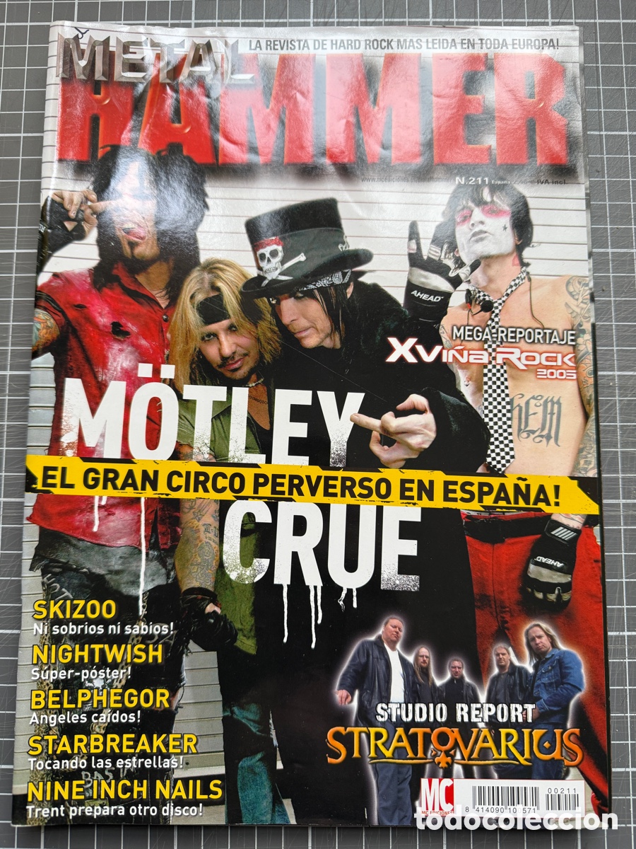 Revistas de m&uacute;sica: Metal Hammer No. 211