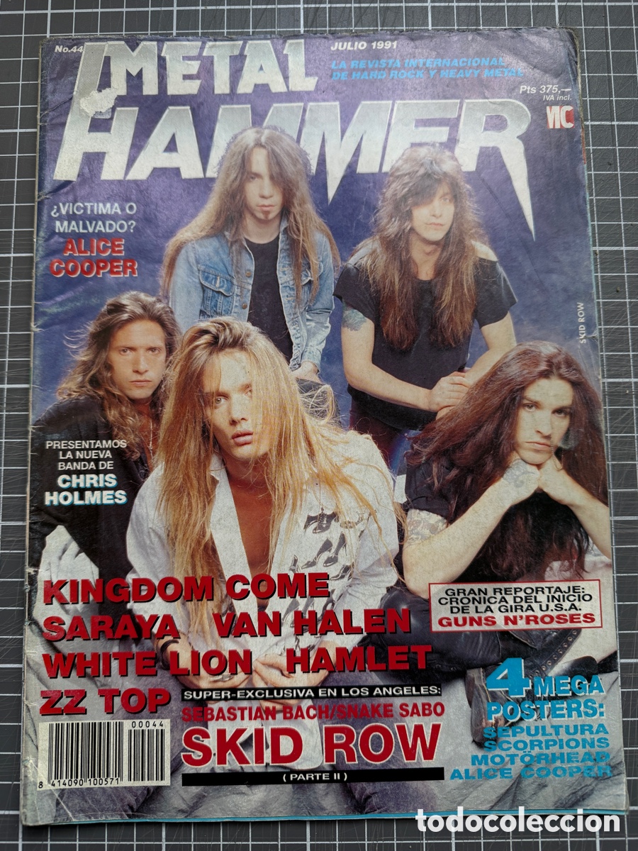 Revistas de m&uacute;sica: Metal Hammer - Julio 1991