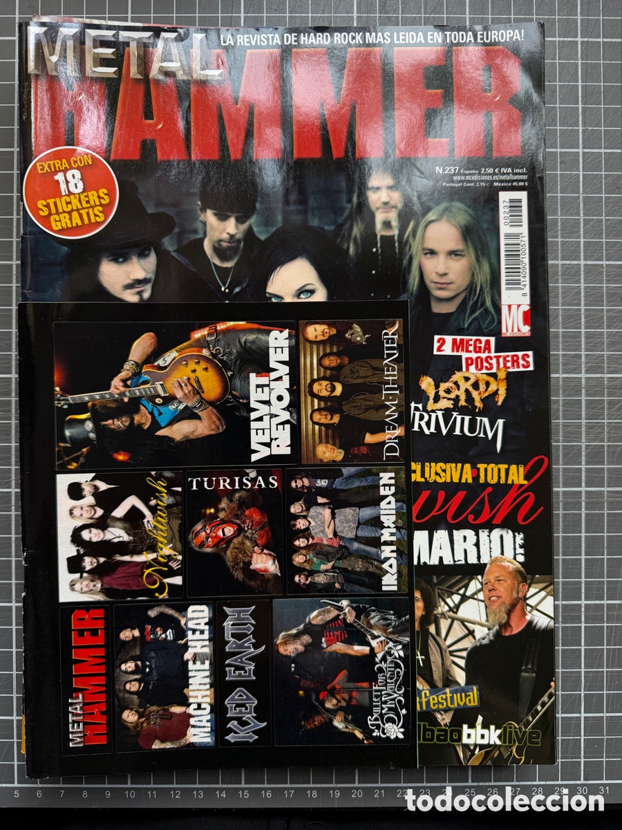 Revistas de m&uacute;sica: Metal Hammer - No. 237