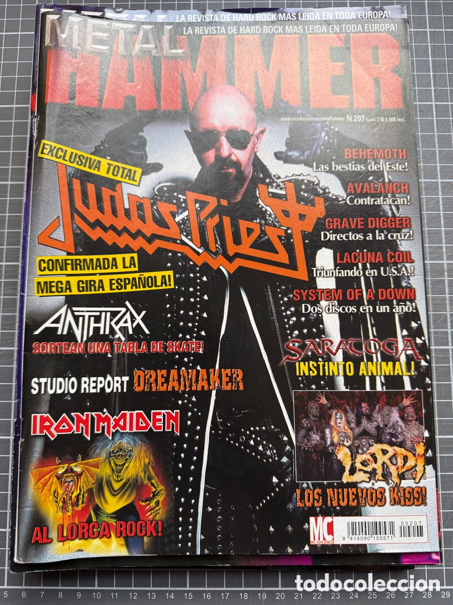 Revistas de m&uacute;sica: Metal Hammer - No. 207