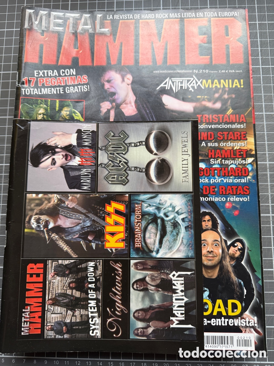 Revistas de m&uacute;sica: Metal Hammer - No. 210