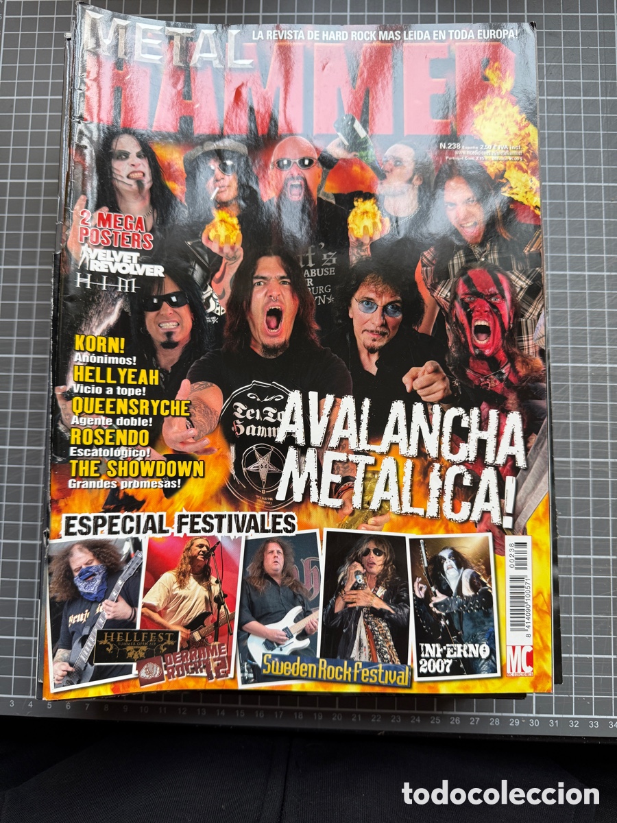 Revistas de m&uacute;sica: Metal Hammer - No. 238