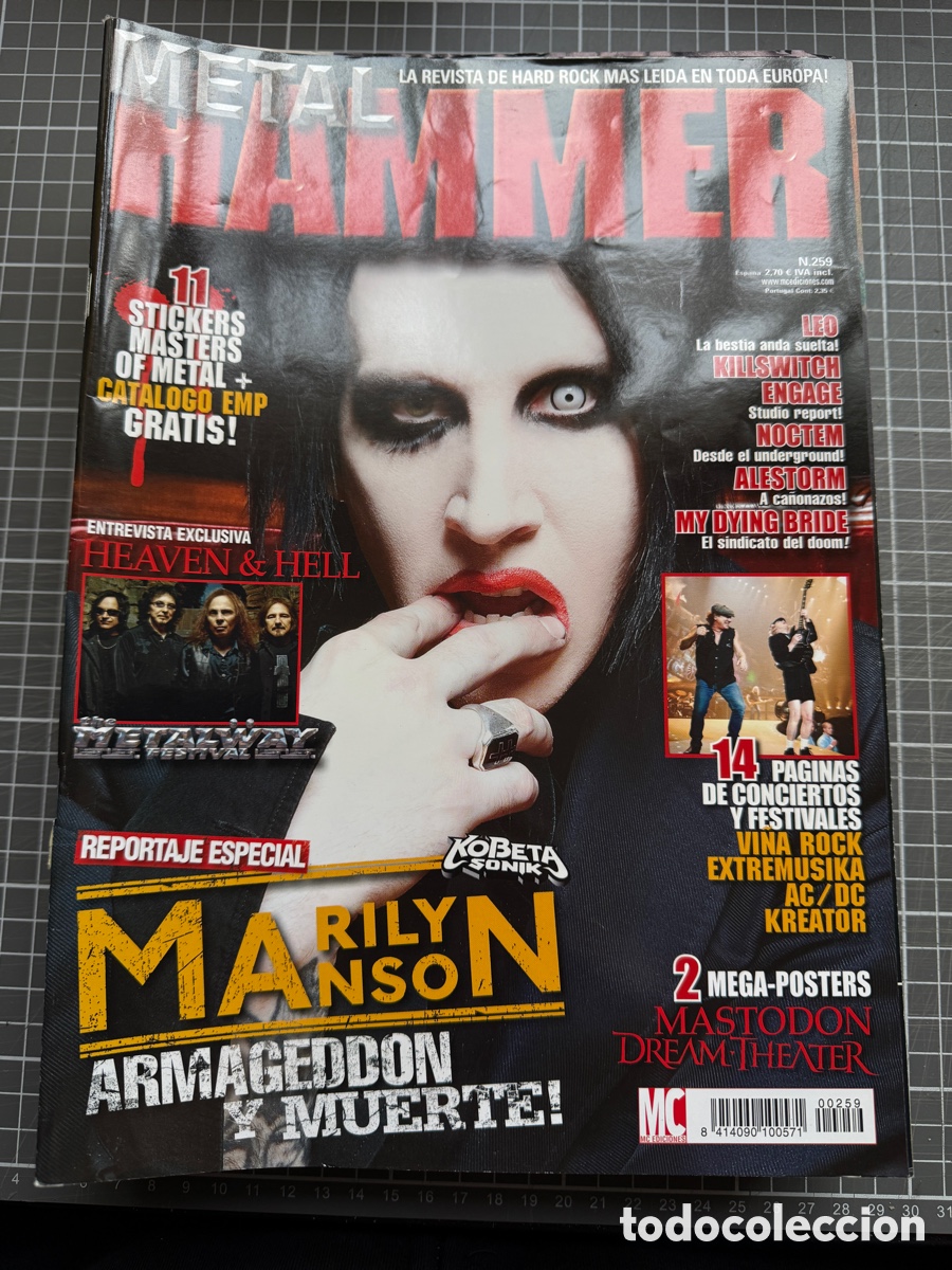 Revistas de m&uacute;sica: Metal Hammer - No. 259