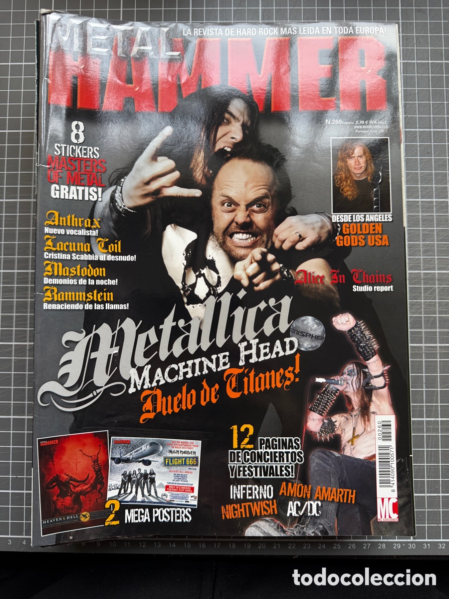 Revistas de m&uacute;sica: Metal Hammer - No. 260