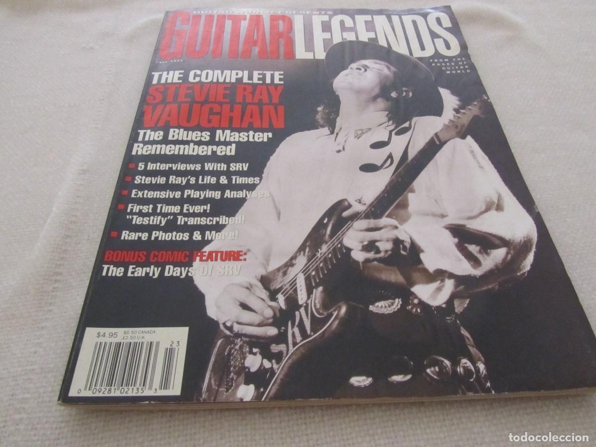 Revistas de m&uacute;sica: STEVIE RAY VAUGHAN, ESPECIAL REVISTA GUITAR LEGENDS A&Ntilde;O 1992,CONTIENE TABLATURAS PARA GUITARRA