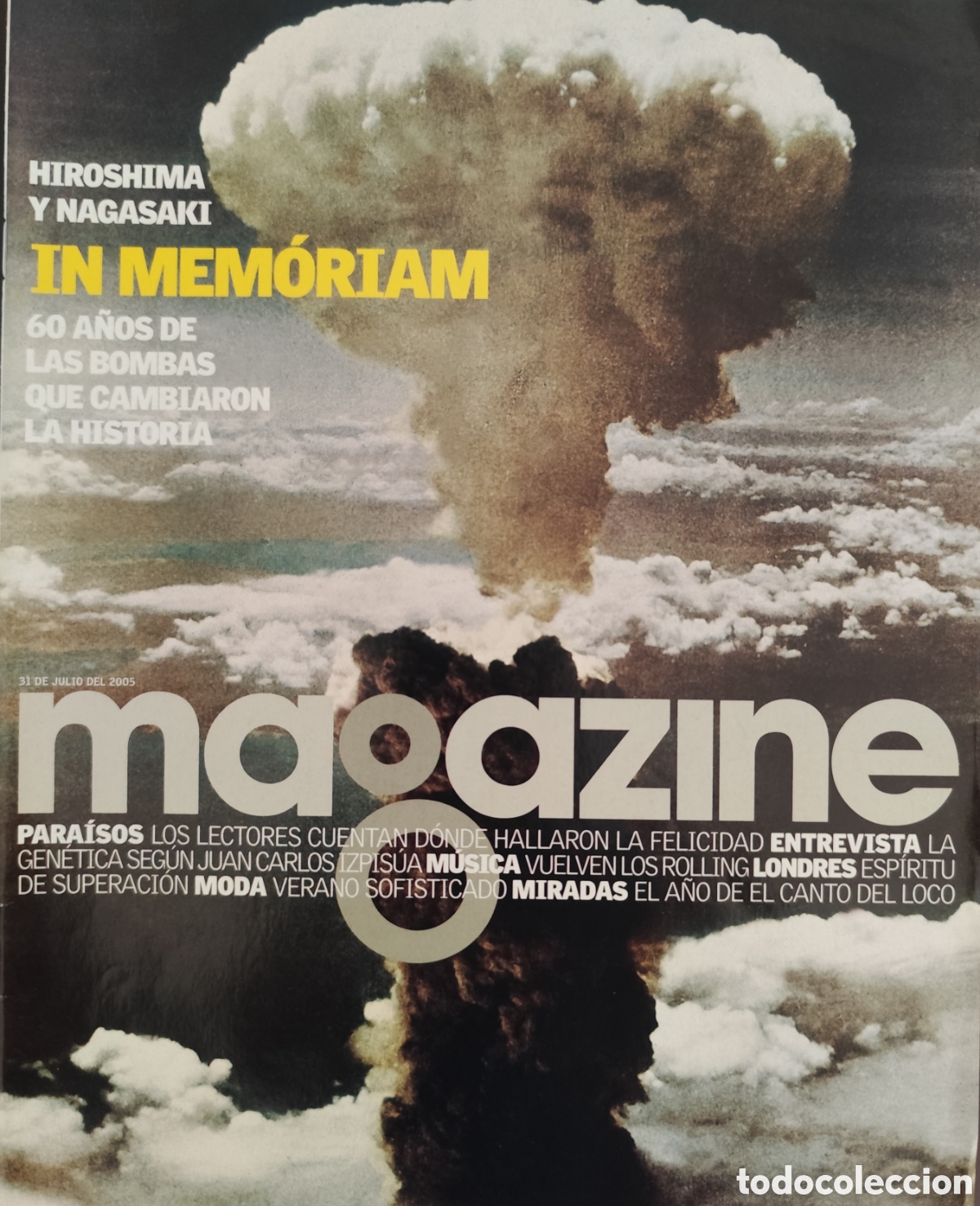 Revistas de m&uacute;sica: REVISTA MAGAZINE 31/07/05. THE ROLLING STONES