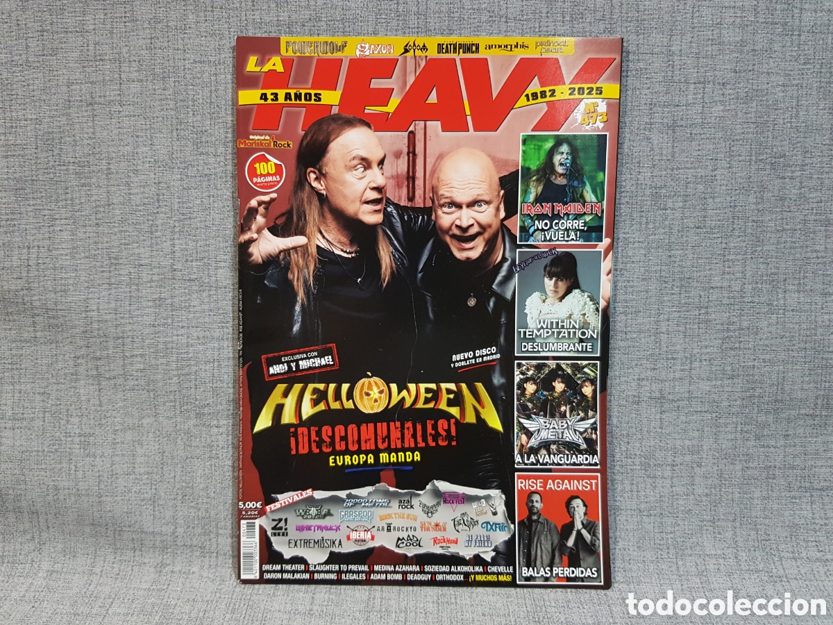 Magazines de musique: REVISTA LA HEAVY N⁰473 PORTADA HELLOWEEN